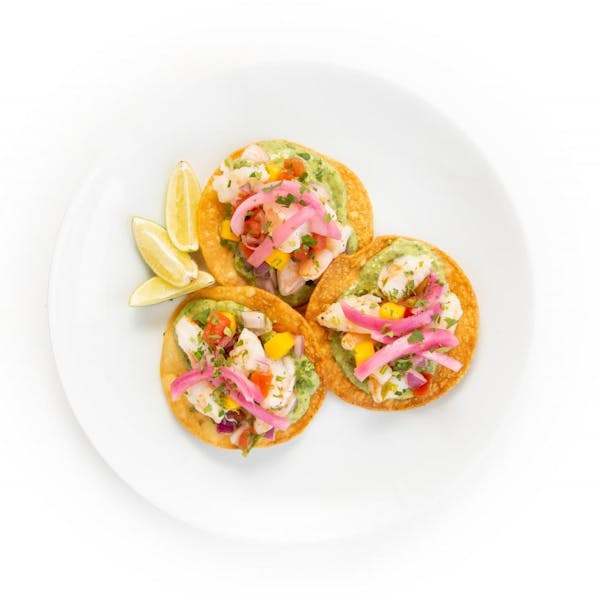 Shrimp Ceviche Tostadas